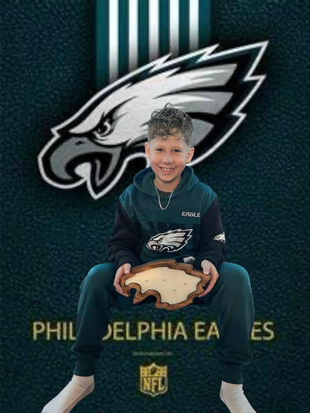 Eagles Wooden Candle
