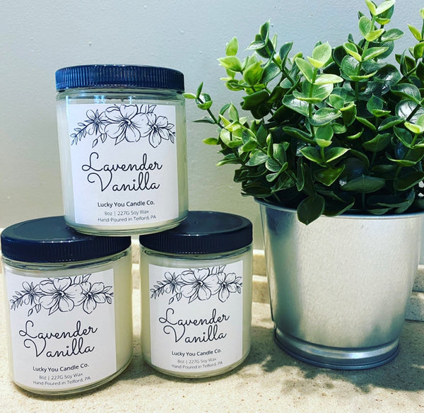8oz & 16oz Scented Jar Candle