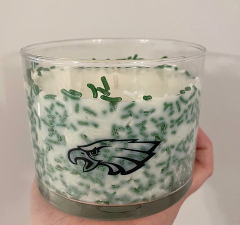 Philadelphia Eagles Sprinkle Candle