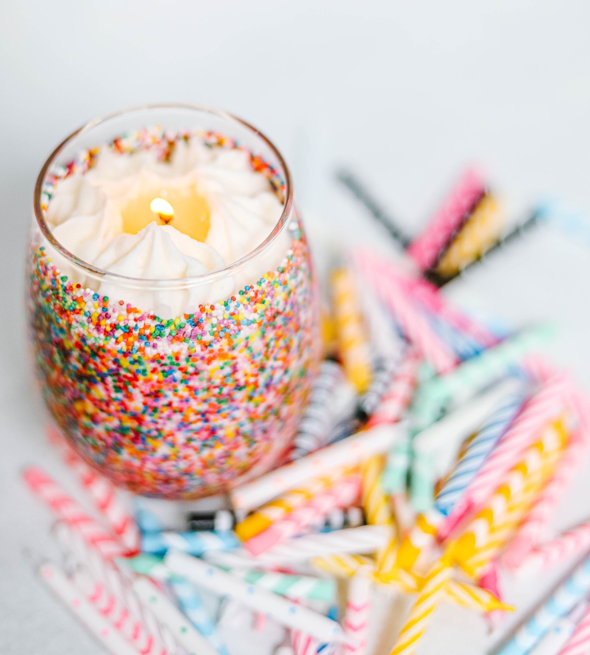 Wine Glass Birthday Candle – Lucky You Candle Co