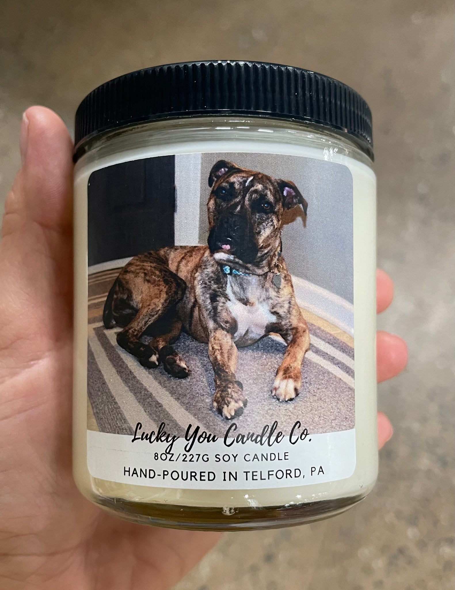 Custom Picture Candle