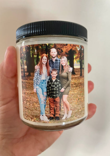 Custom Picture Candle